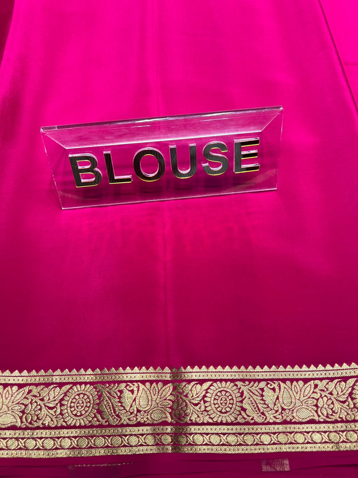 Pure Mysore Silk Saree.
