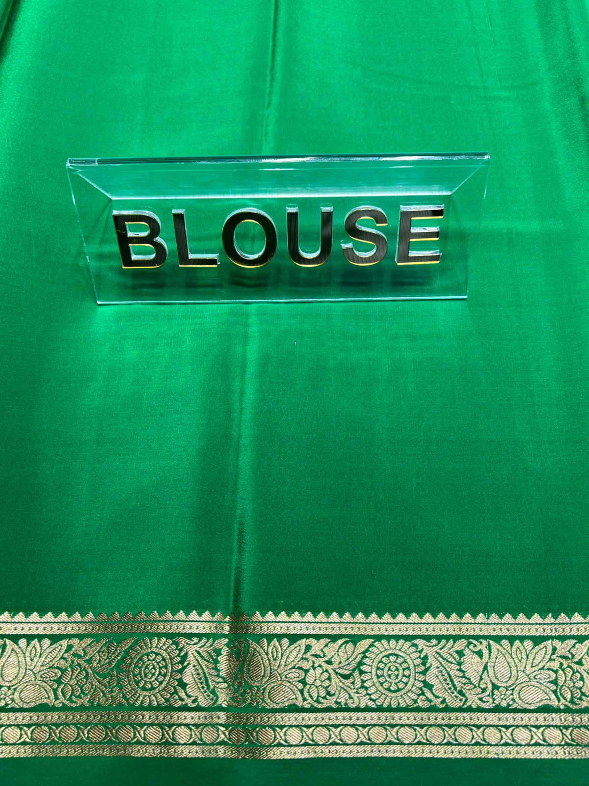 Pure Mysore Silk Saree.