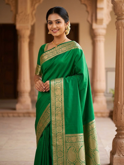 Pure Mysore Silk Saree.