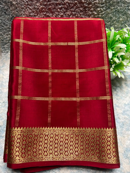 Pure Mysore Silk Saree.