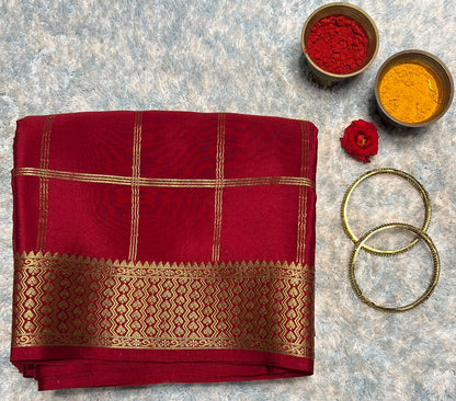 Pure Mysore Silk Saree.