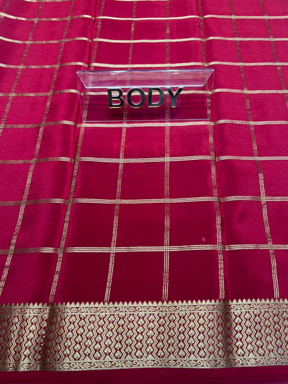 Pure Mysore Silk Saree.