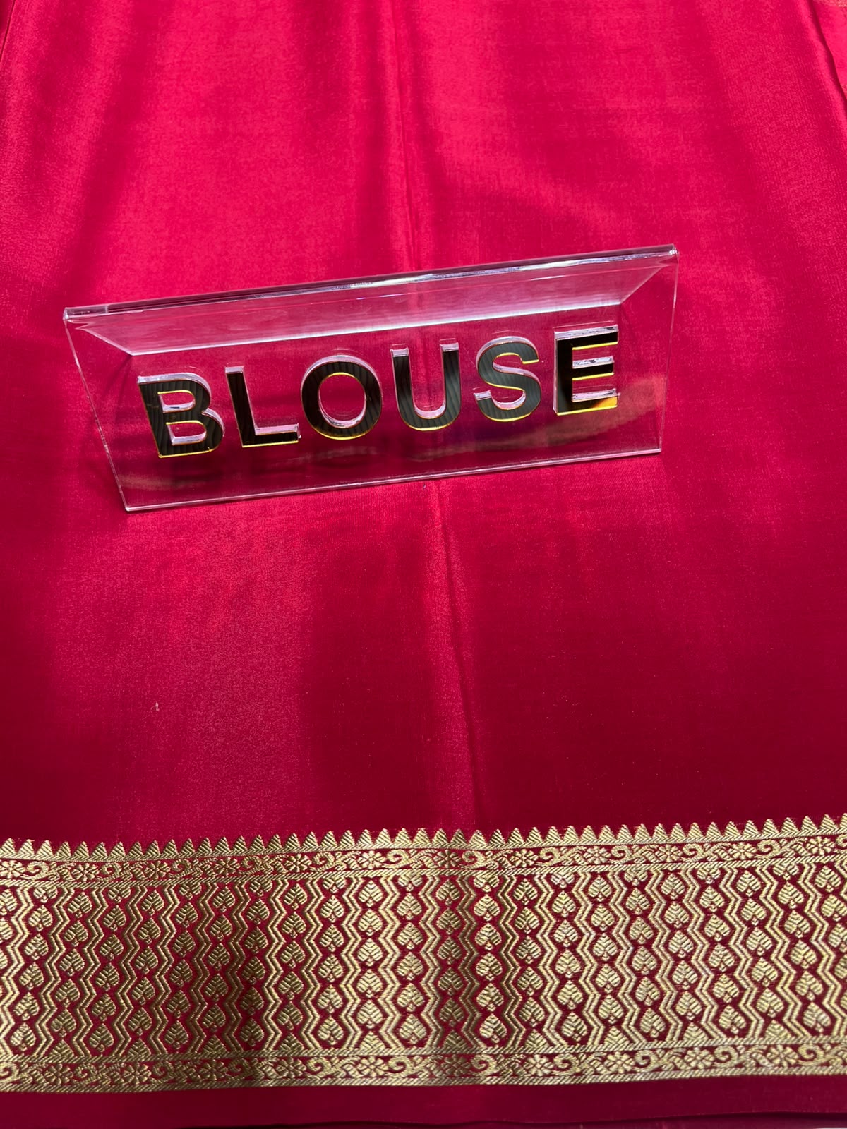 Pure Mysore Silk Saree.