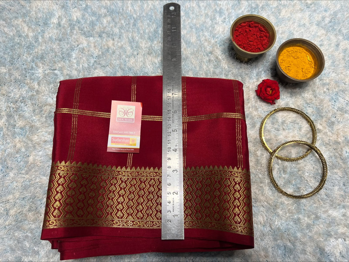 Pure Mysore Silk Saree.