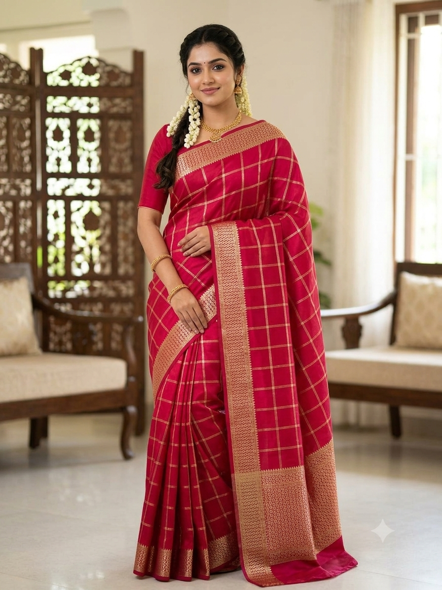 Pure Mysore Silk Saree.