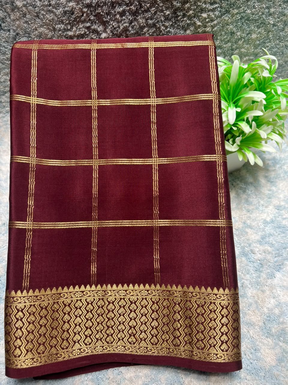 Pure Mysore Silk Saree.