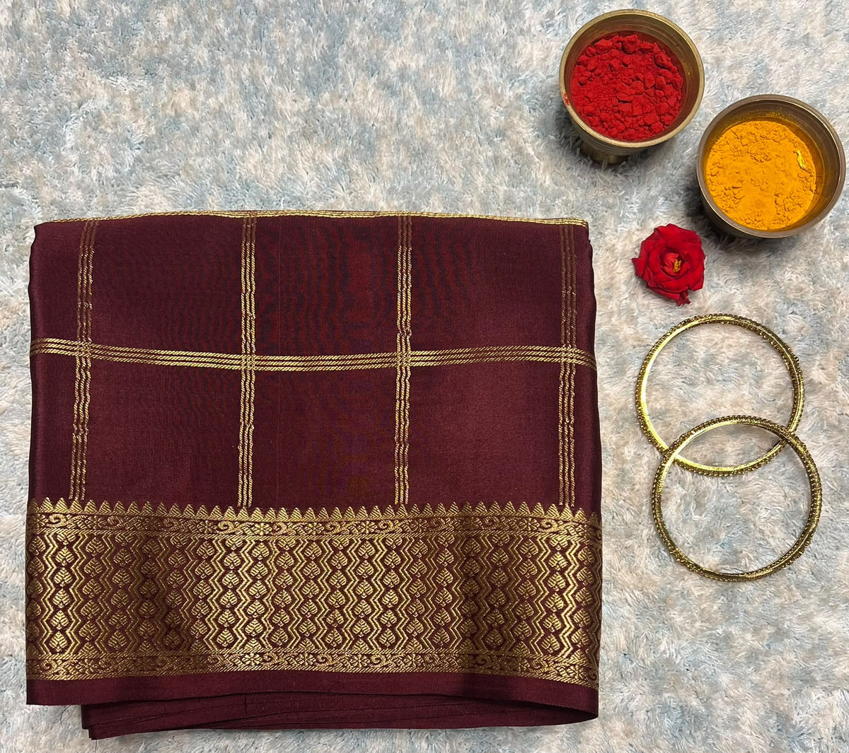 Pure Mysore Silk Saree.