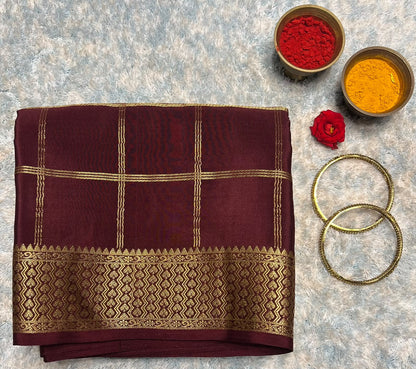 Pure Mysore Silk Saree.