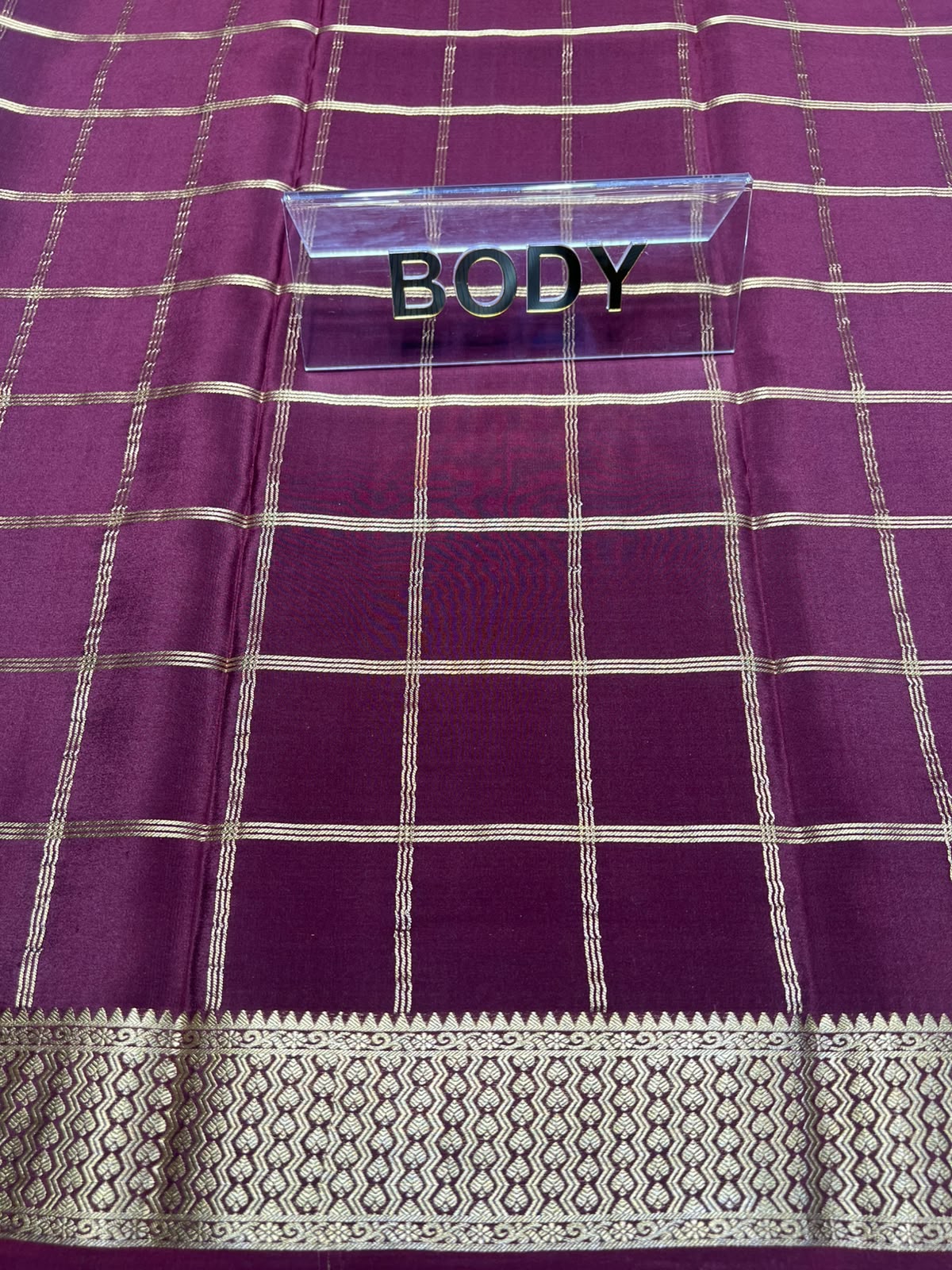 Pure Mysore Silk Saree.
