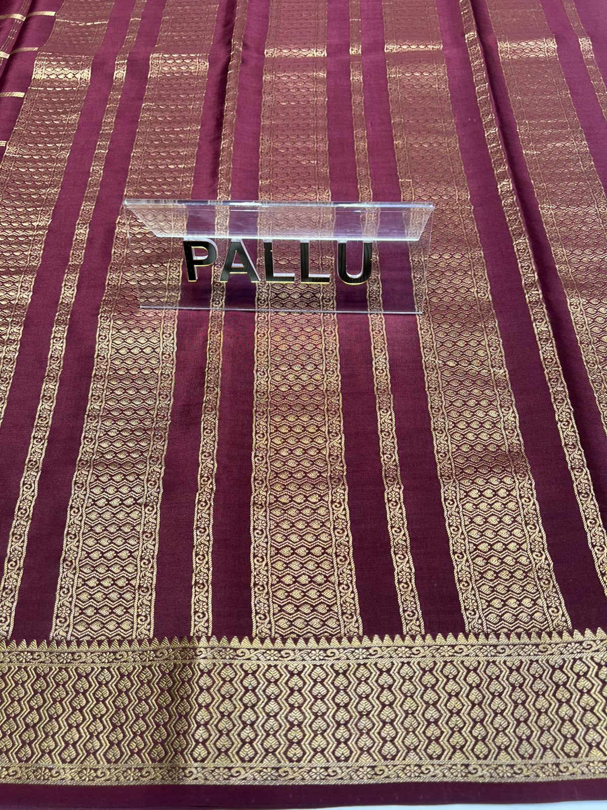Pure Mysore Silk Saree.