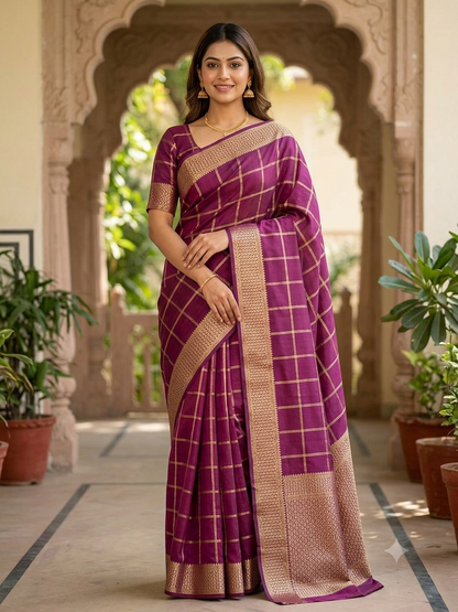 Pure Mysore Silk Saree.