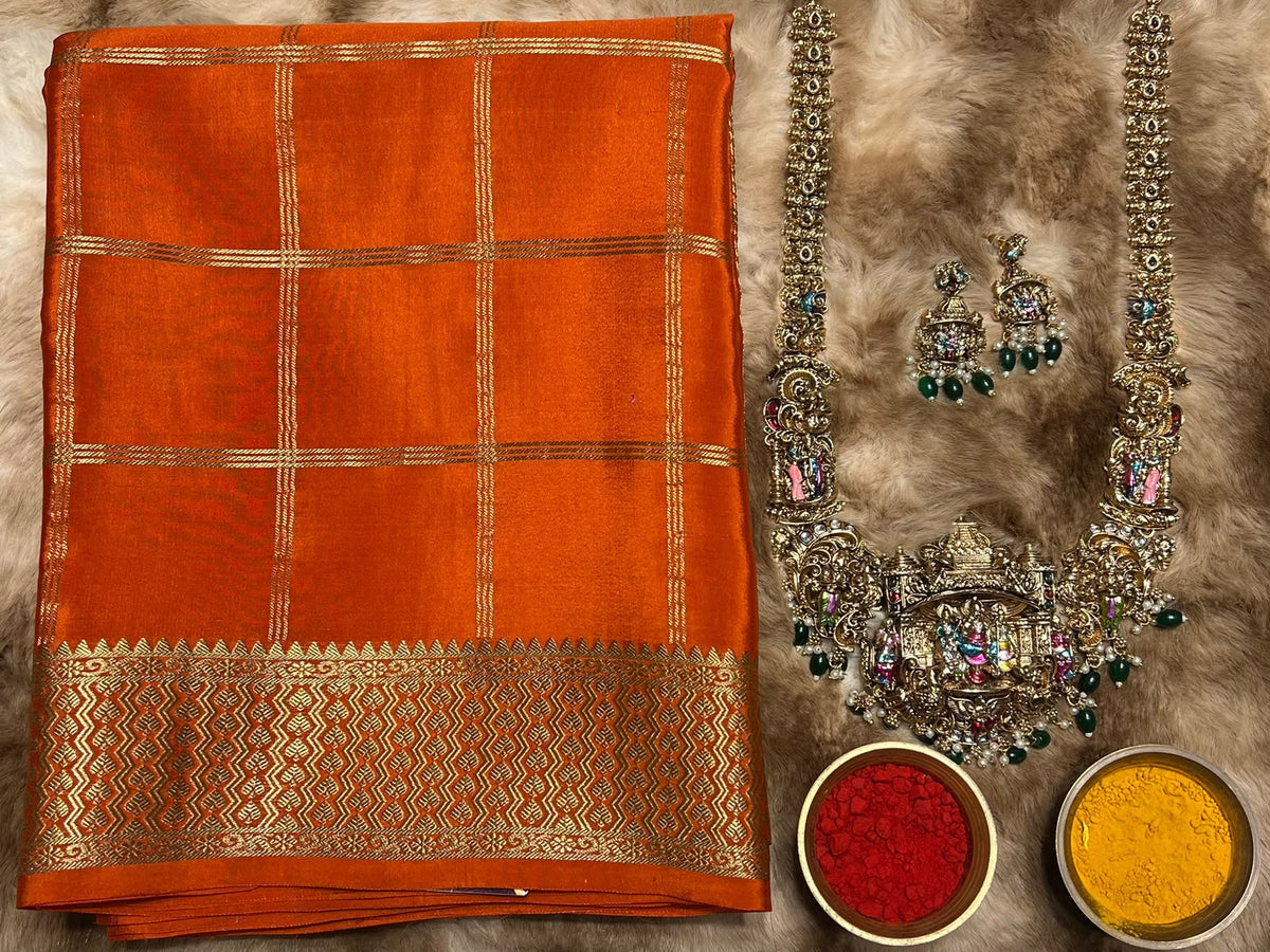 Pure Mysore Silk Saree.