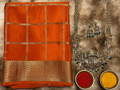 Pure Mysore Silk Saree.