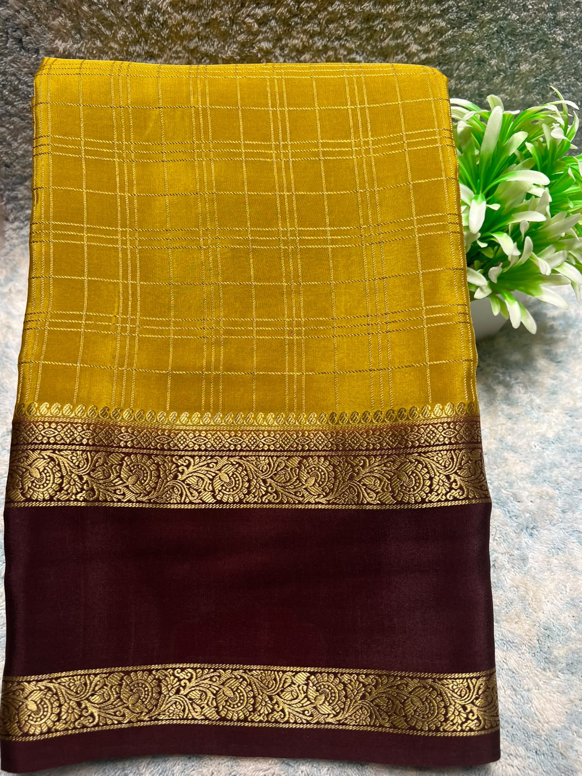 Pure Mysore Silk Saree.