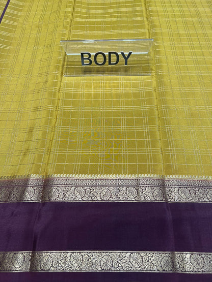Pure Mysore Silk Saree.