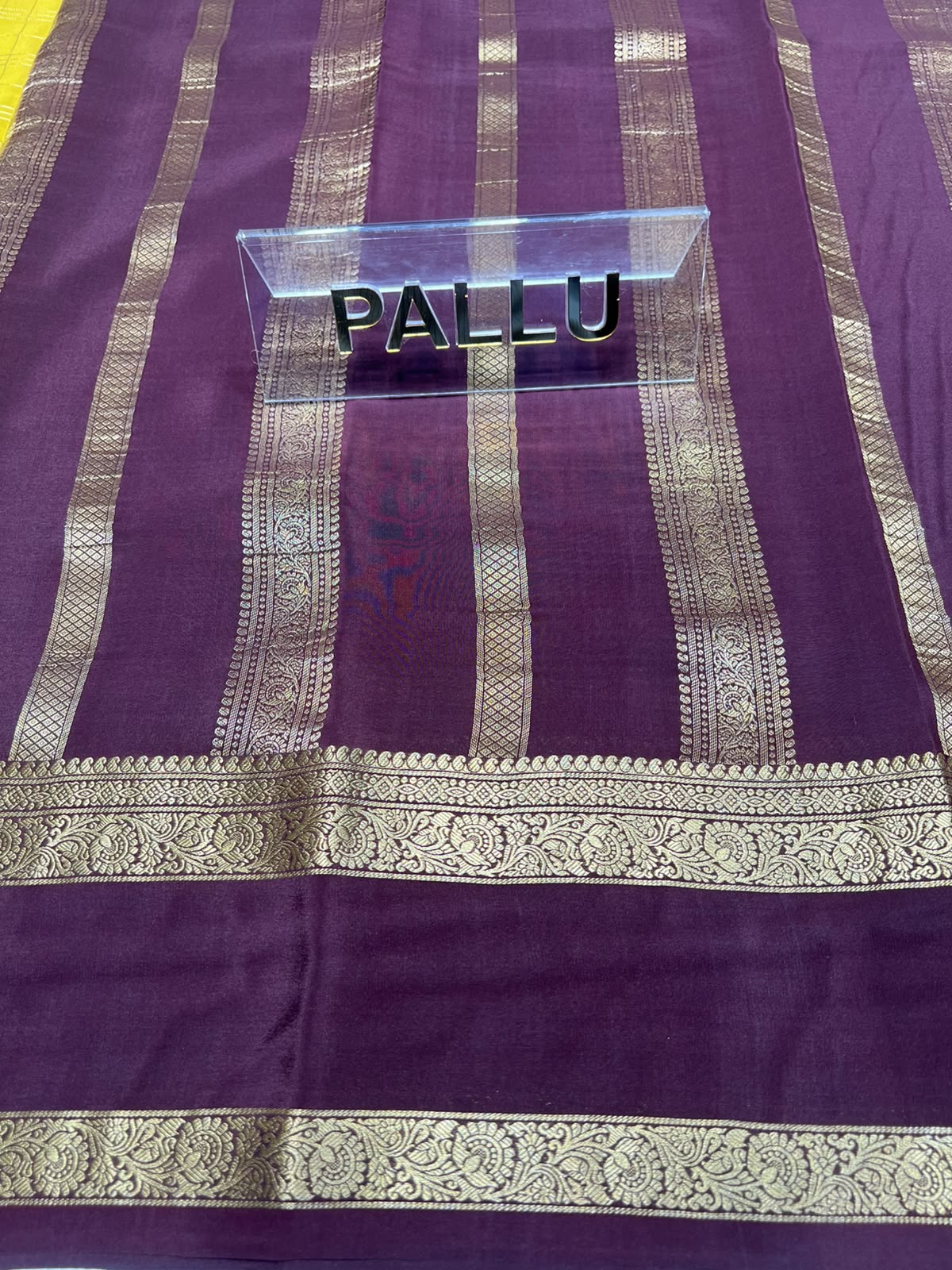 Pure Mysore Silk Saree.