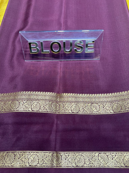 Pure Mysore Silk Saree.