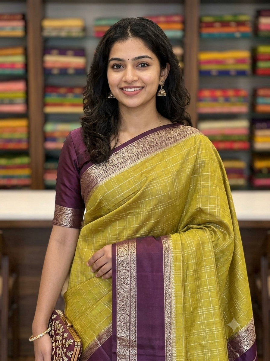Pure Mysore Silk Saree.
