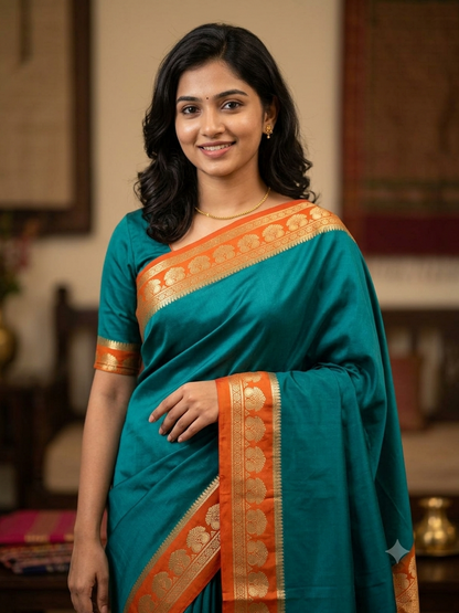 Pure Mysore Silk Saree.