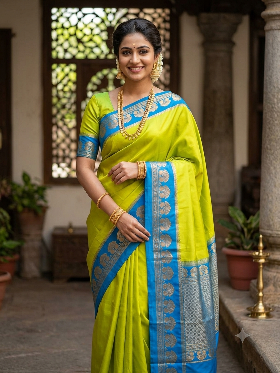 Pure Mysore Silk Saree.