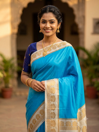 Pure Mysore Silk Saree.
