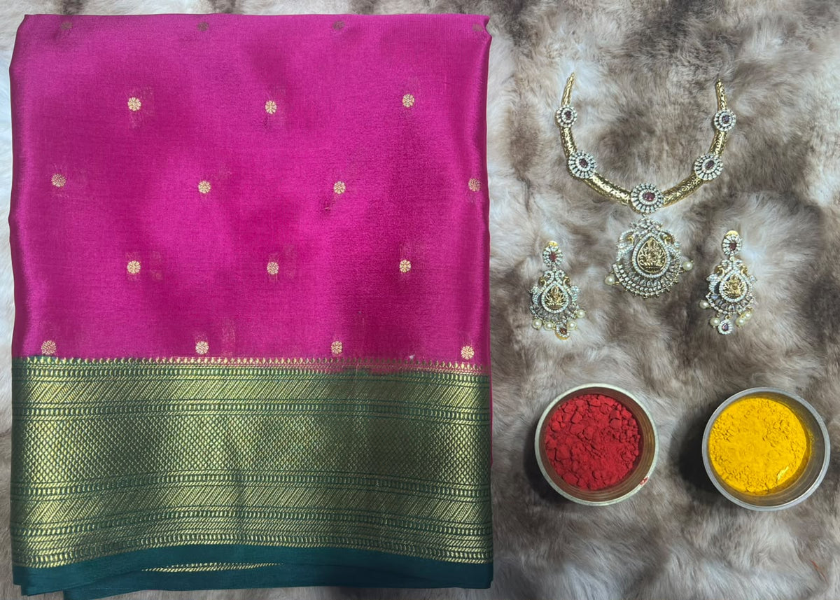 Pure Mysore Silk Saree.