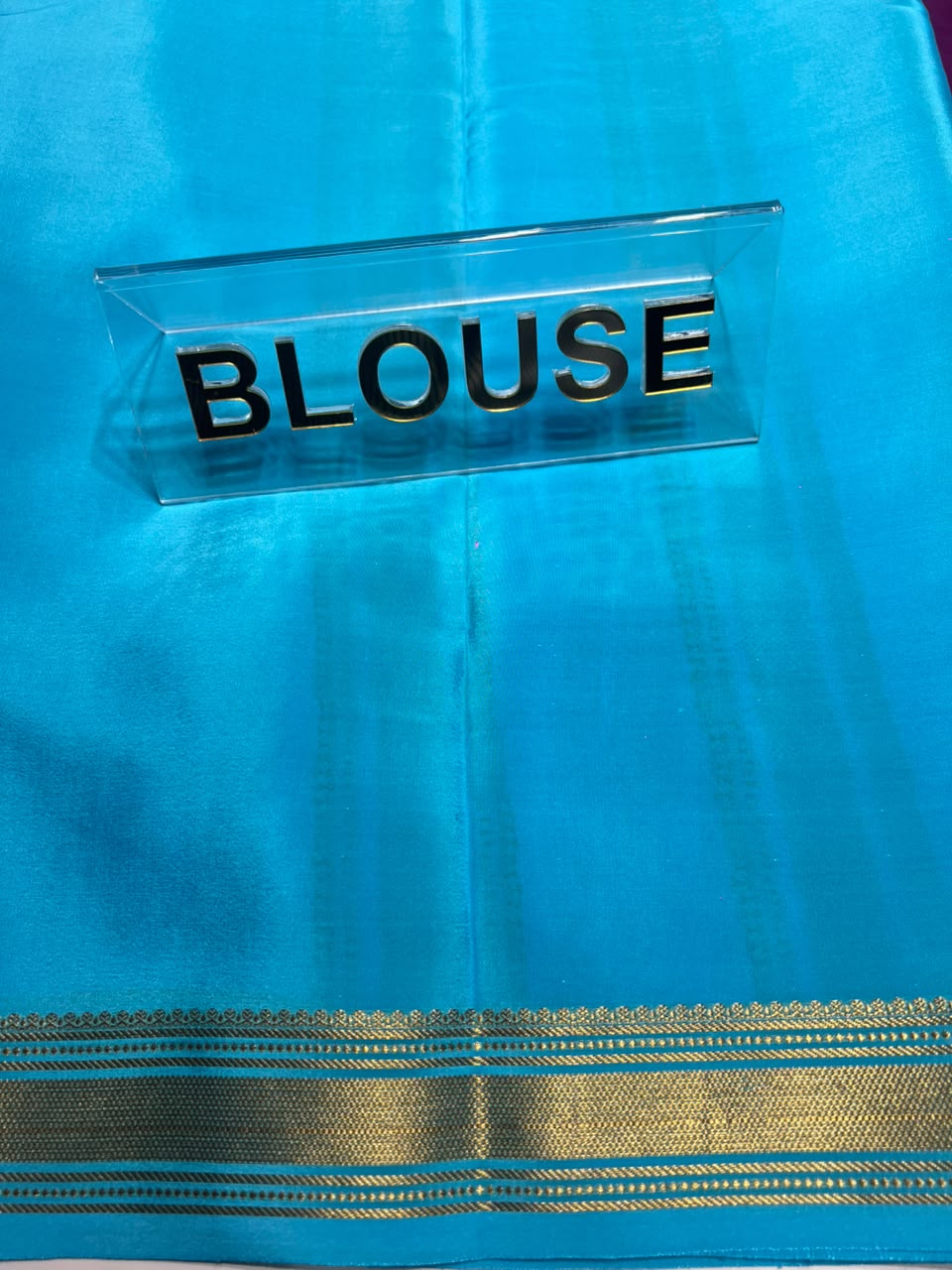 Pure Mysore Silk Saree.