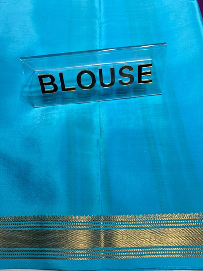 Pure Mysore Silk Saree.