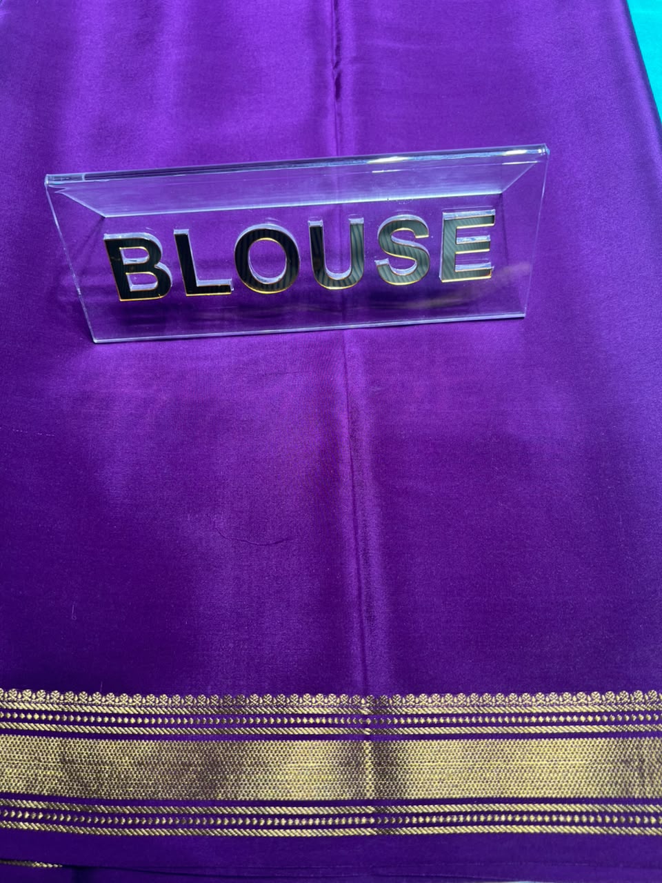 Pure Mysore Silk Saree.