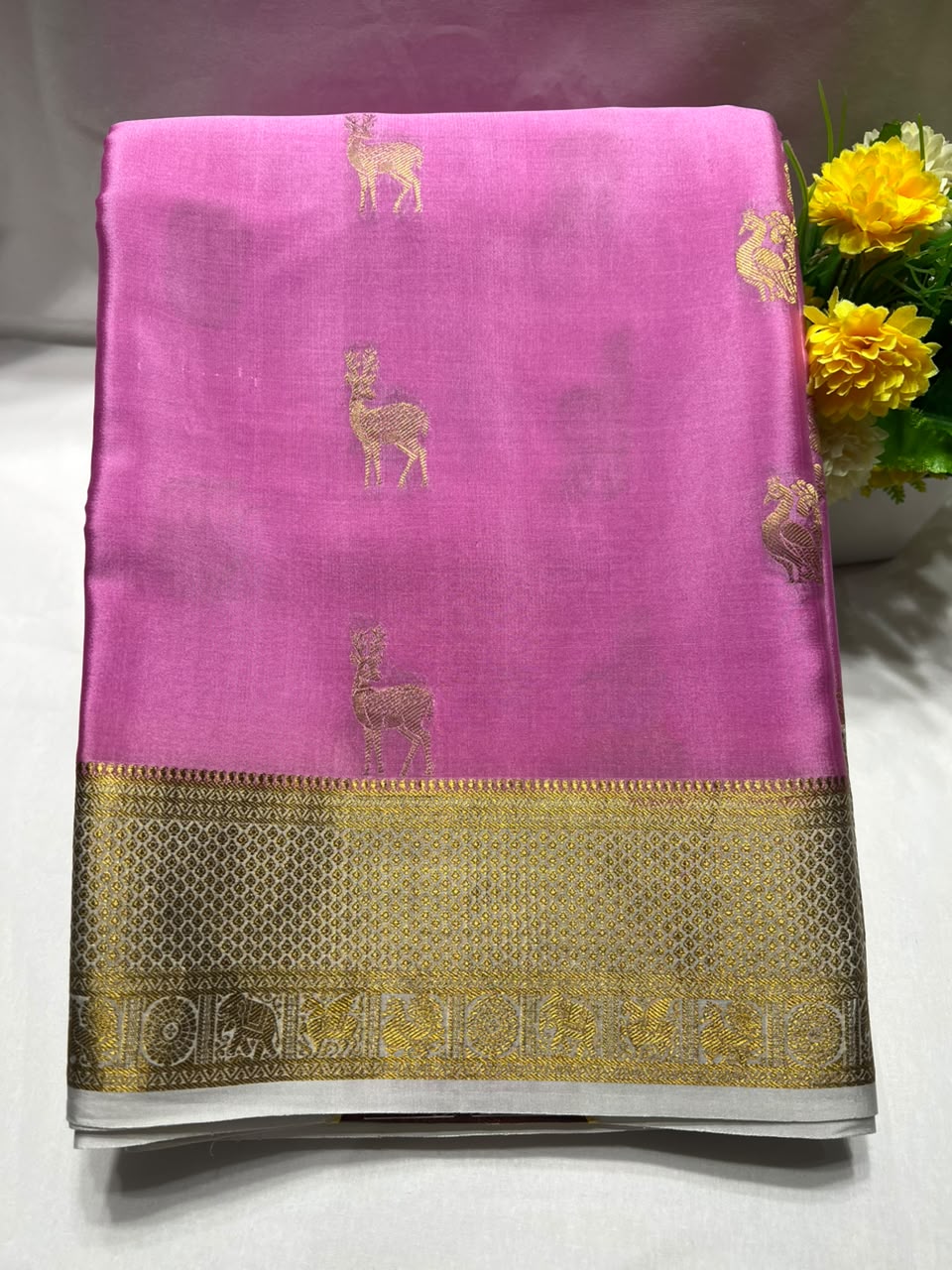 Pure Mysore Silk Saree.