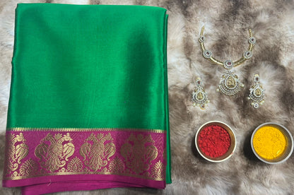 Pure Mysore Silk Saree.