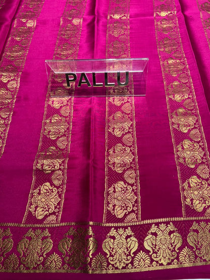 Pure Mysore Silk Saree.
