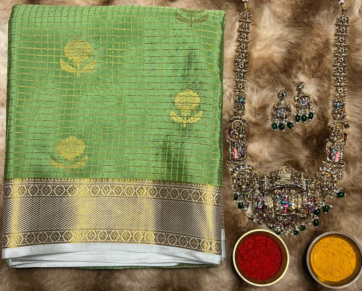 Pure Mysore Silk Saree.