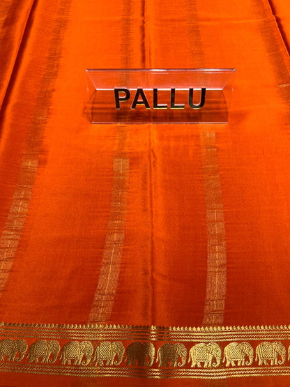 Pure Mysore Silk Saree.