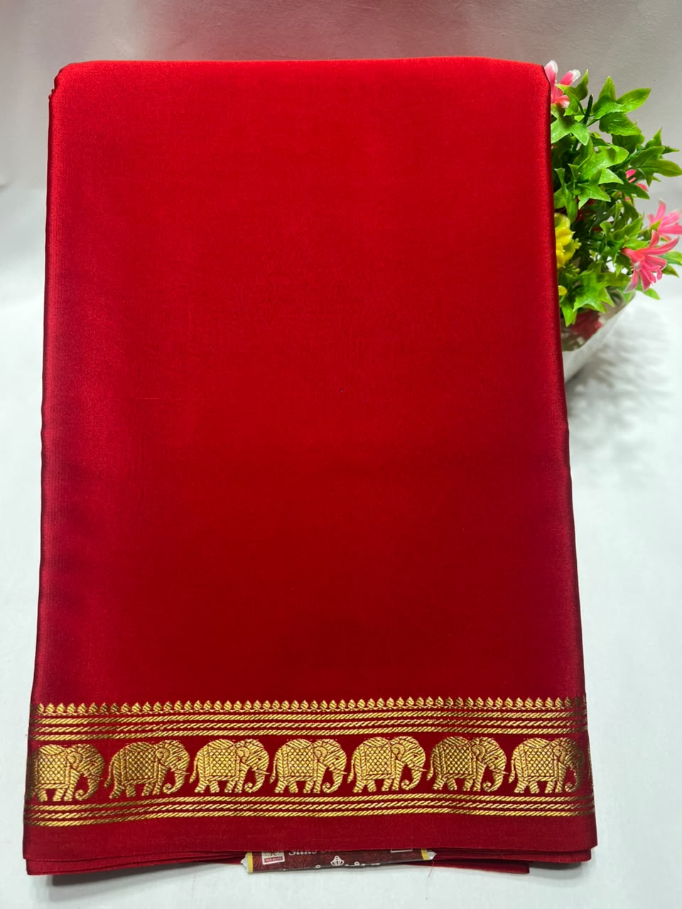 Pure Mysore Silk Saree.