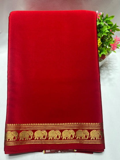 Pure Mysore Silk Saree.