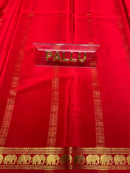 Pure Mysore Silk Saree.