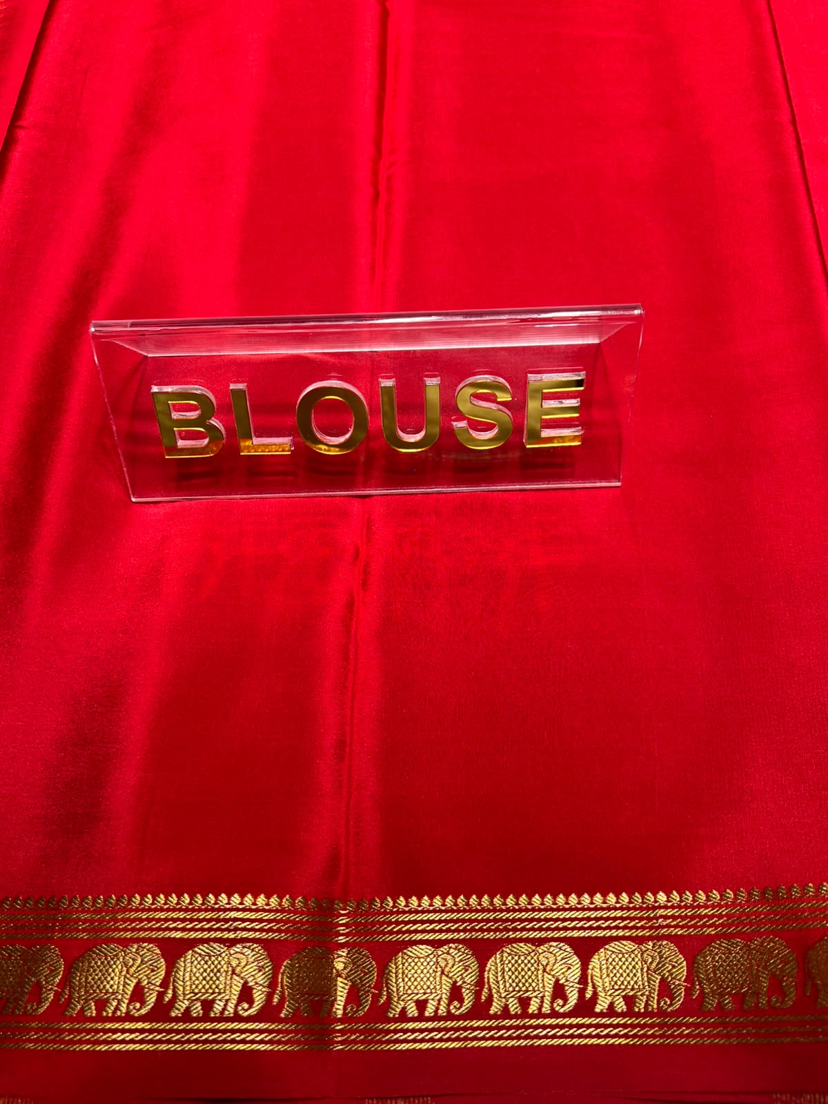 Pure Mysore Silk Saree.