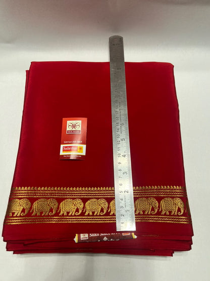 Pure Mysore Silk Saree.