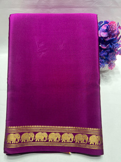 Pure Mysore Silk Saree.
