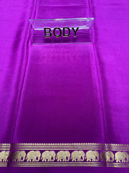 Pure Mysore Silk Saree.