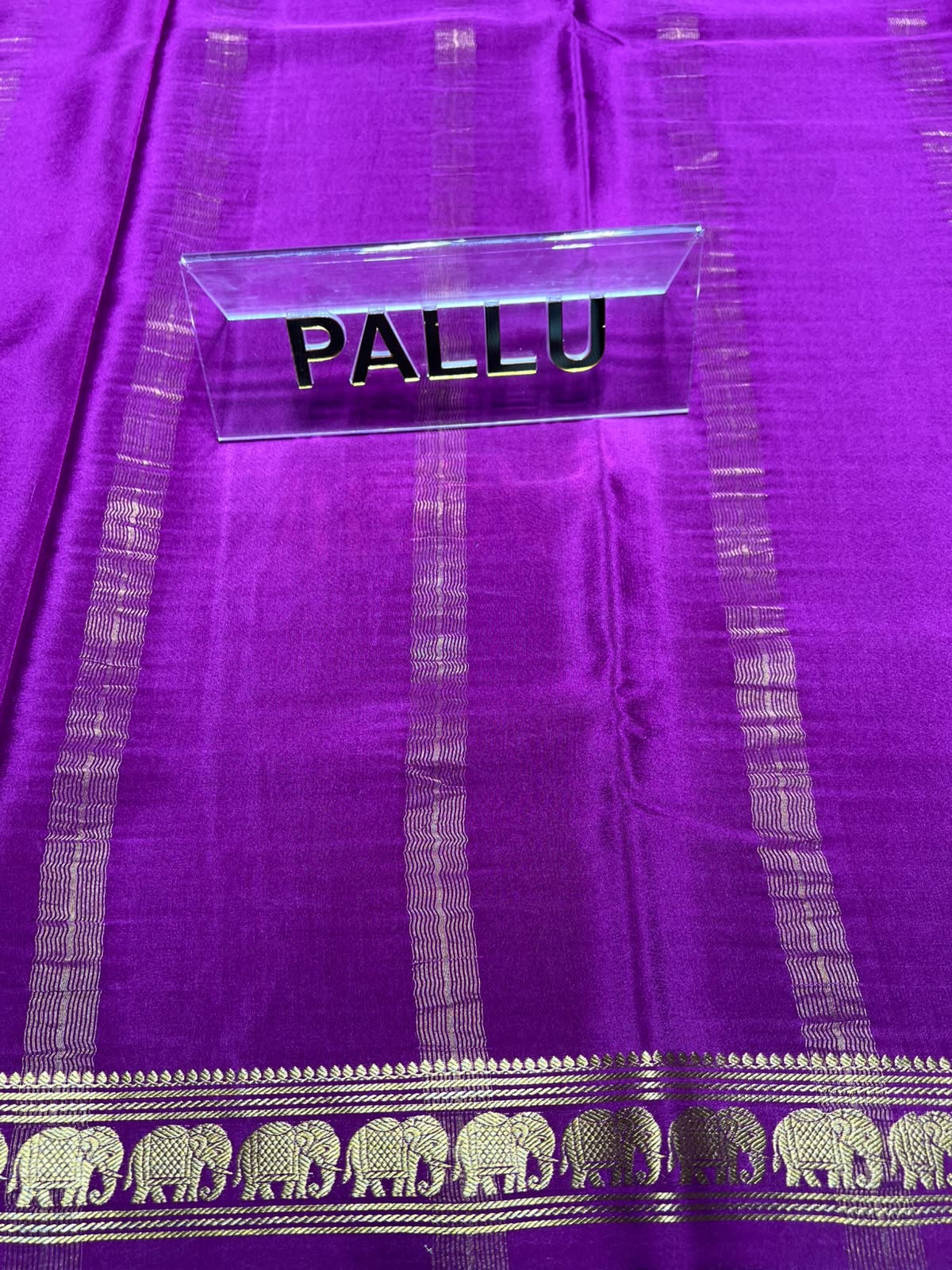 Pure Mysore Silk Saree.