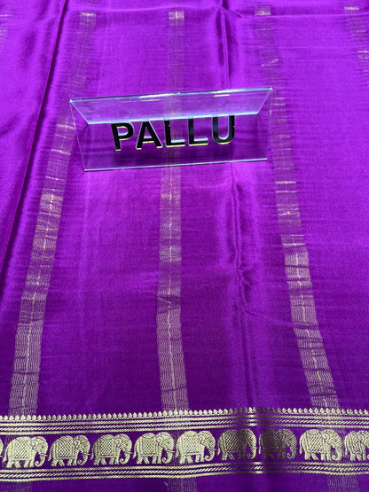 Pure Mysore Silk Saree.
