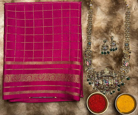 Pure Mysore Silk Saree.