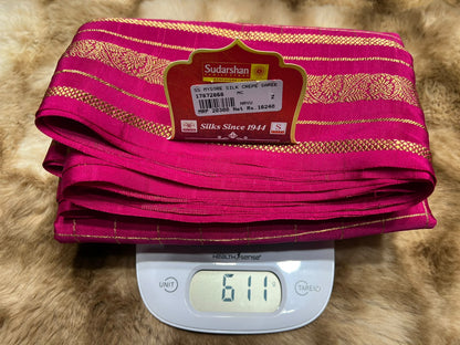 Pure Mysore Silk Saree.