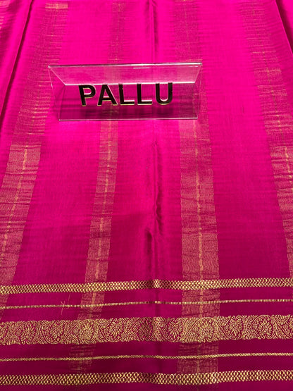 Pure Mysore Silk Saree.