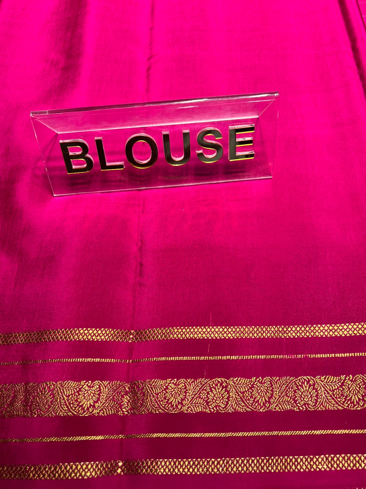 Pure Mysore Silk Saree.