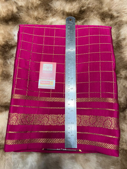 Pure Mysore Silk Saree.