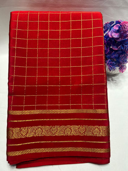 Pure Mysore Silk Saree.
