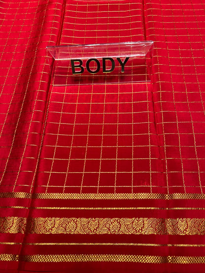 Pure Mysore Silk Saree.